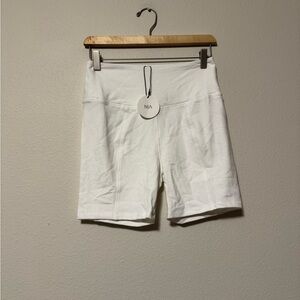 NWT NIA Classic White Women's Bike Shorts
